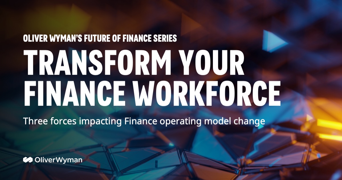 Transform Your Finance Workforce