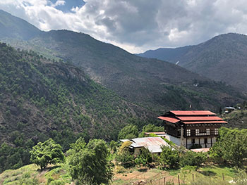 Bhutan, between Paro and Thimphu
