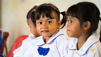 Cambodian school girls